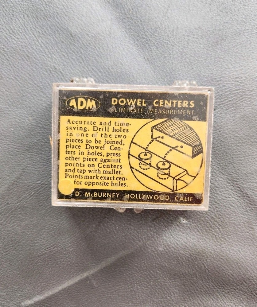 Vintage ADM Dowel Centers Hollywood, CA