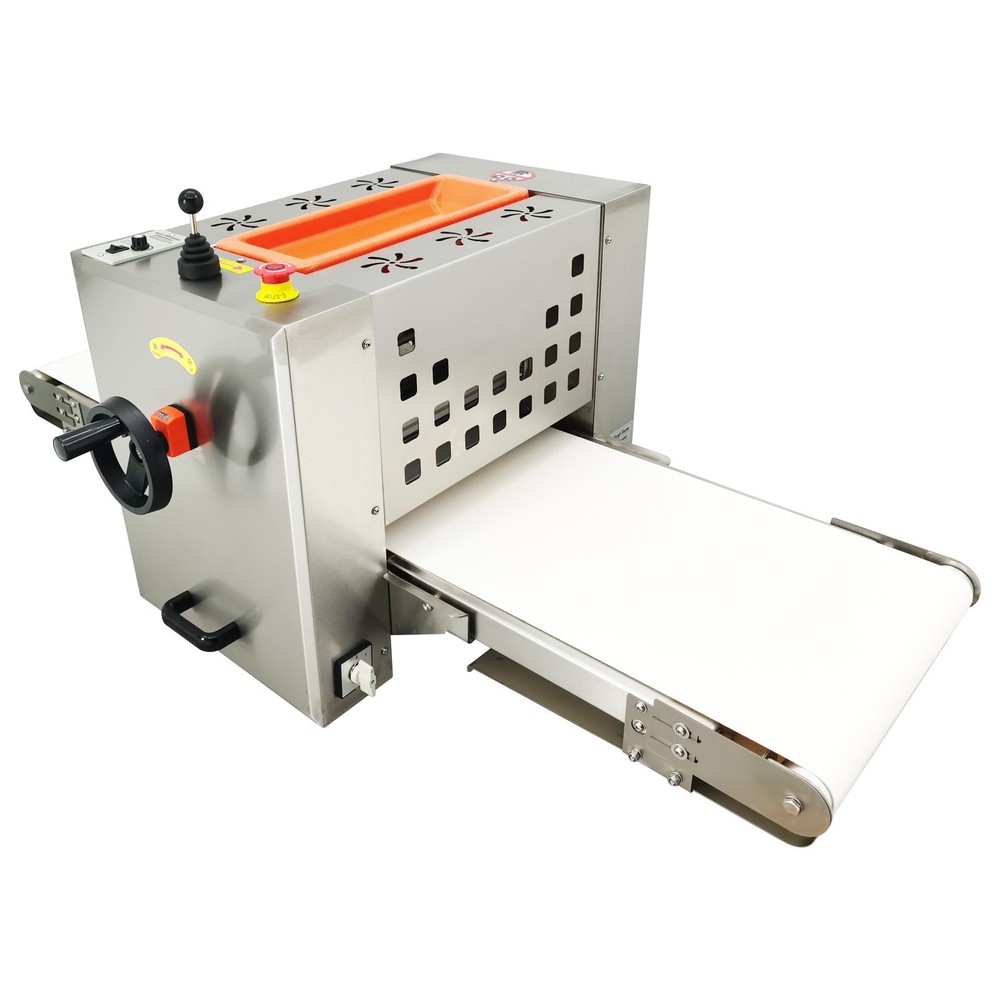 110V Table Type Folding Pastry Machine Dough Sheeter Pastry Crisp Machine