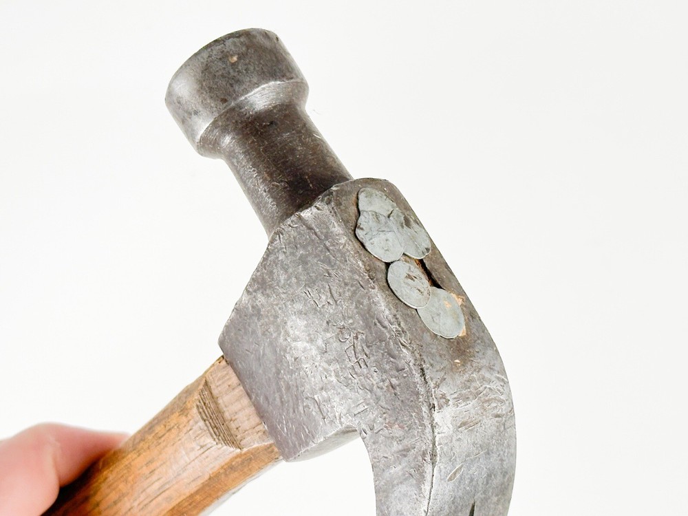 Antique Maydole Hammer Curved Clawhammer Original Handle