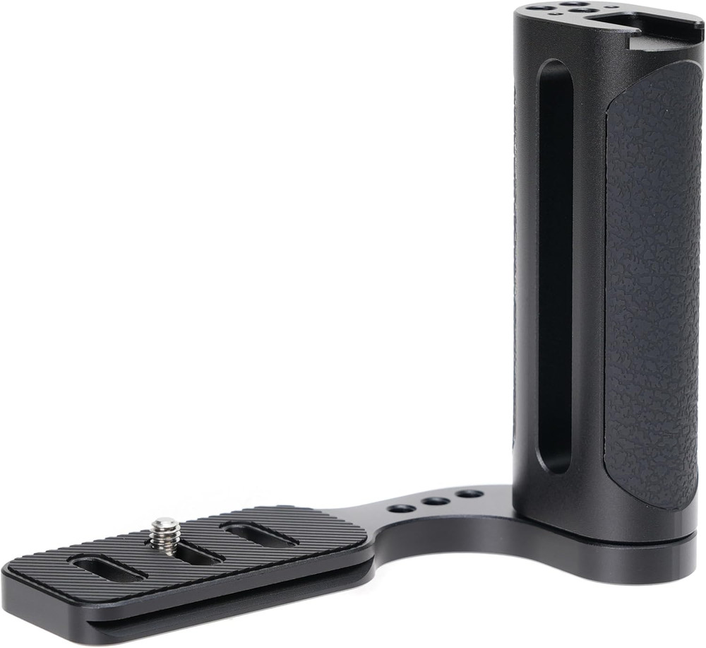 Universal Camera 2Nd L-Type Bracket Holder with Side Handle Grip, Quick Release