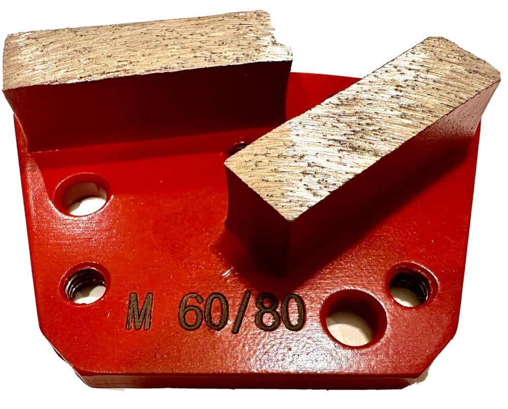 3-pack! Diamond Grinding Discs For Bolt-on Grinders Medium Surface 60/80 Grit
