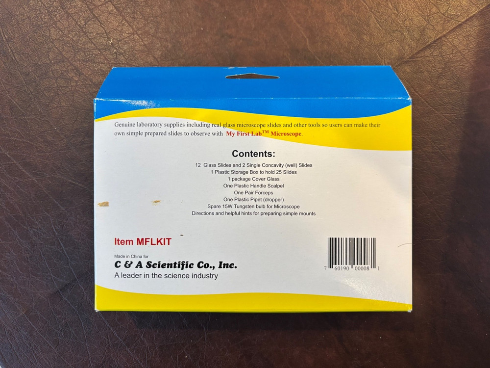 My First Lab Ultimate Digital Microscope Model MFL-85 - with Accessory Kit/Slide