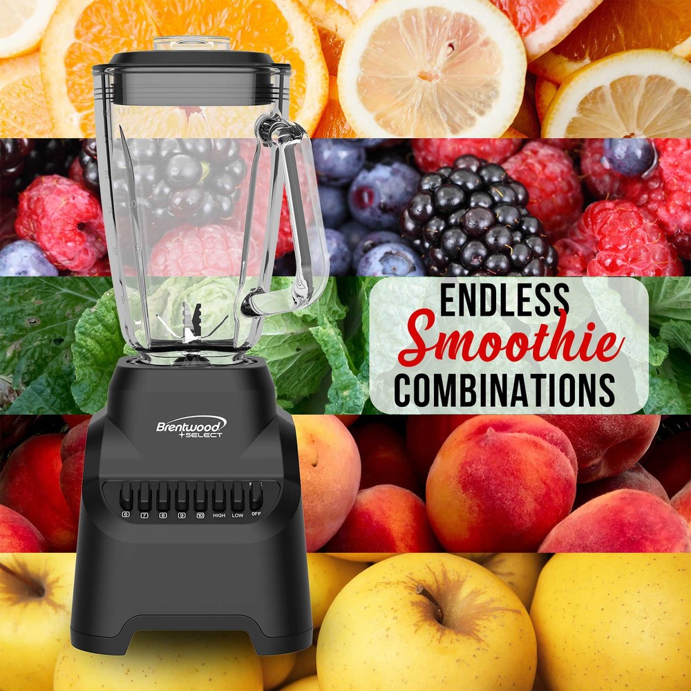 5.3-Cup 500W 10-Speed Countertop Blender, Pulse Button