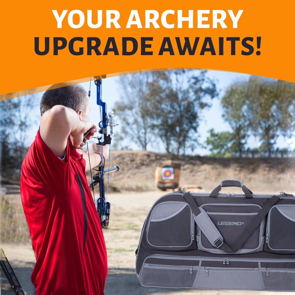 Numa Premium Compound Bow Case - Durable Archery Case with Large Capacity, Co...