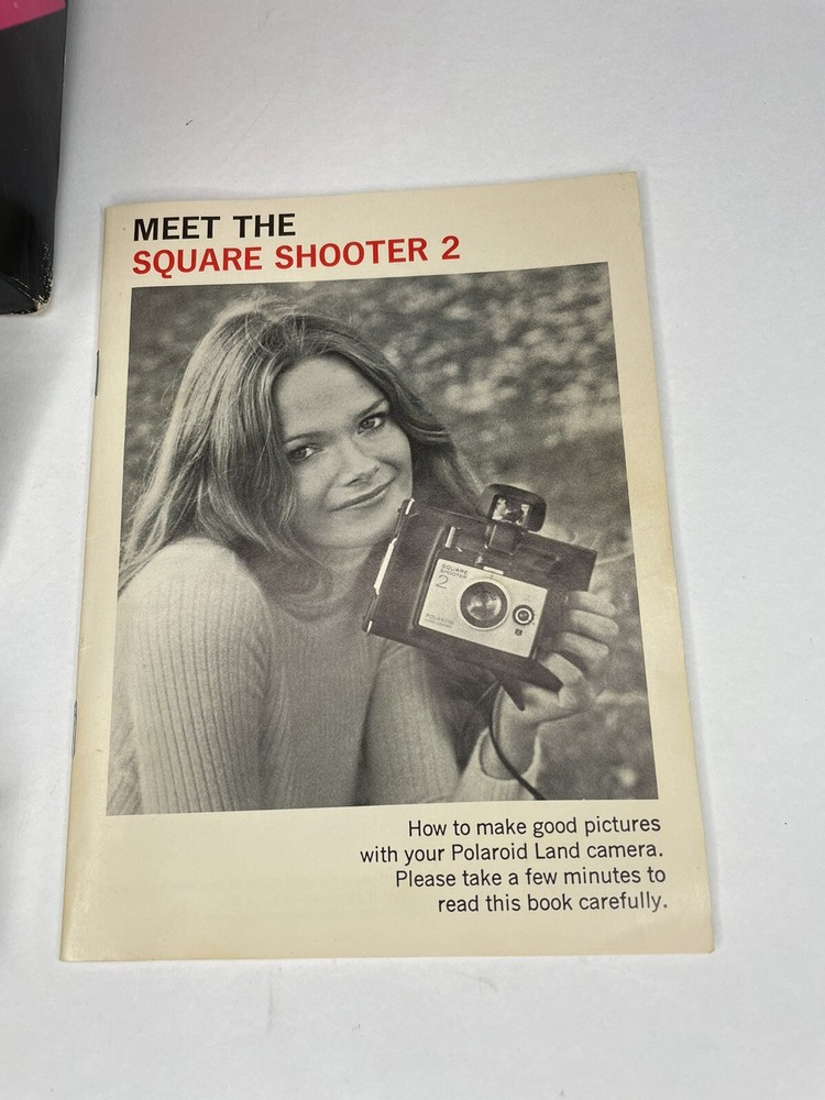 Polaroid Square Shooter 2 Land Camera & Box-UNTESTED