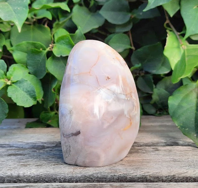 Flower Agate Pillar, Highest Potential, Positivity, Stress Relieving, Big Dreams