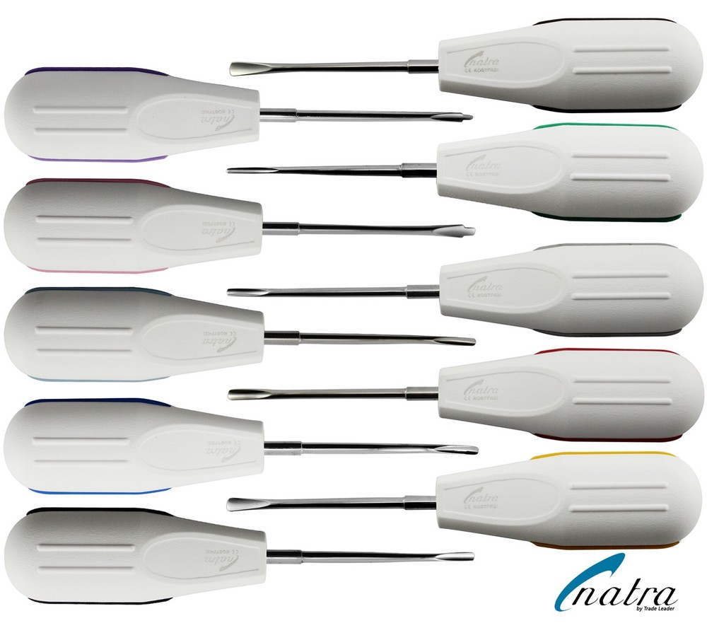 Dental White Root Elevators Oral Surgery PDL Luxating Tooth loosening Diff Sizes