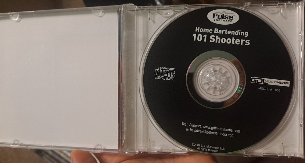 HOME BARTENDING 101 Shooters - WIN MAC CD-ROM Software