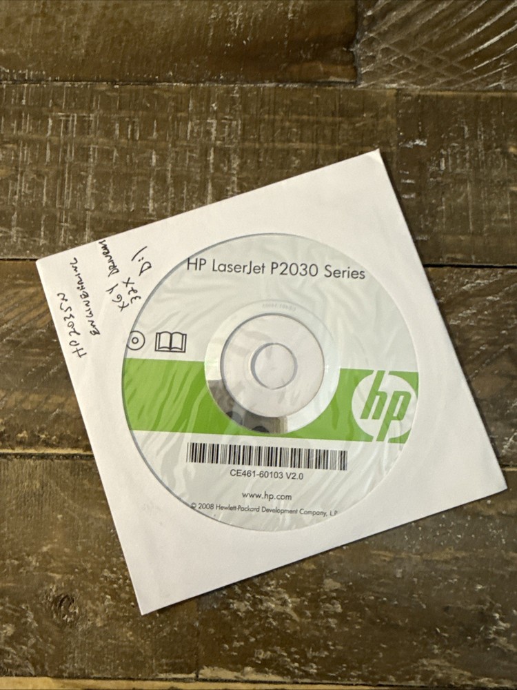 HP LaserJet P2030 Series Software PC Cd Rom