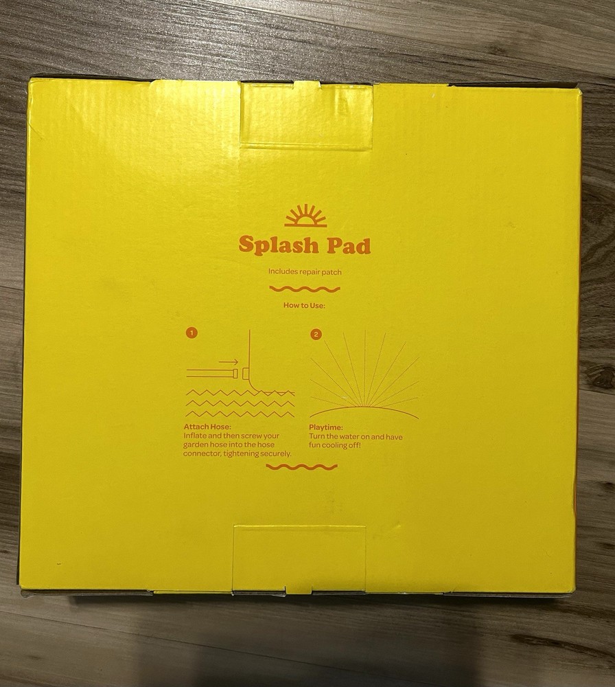 New Sun Squad 5Ft Long Inflatable Crab Splash Pad