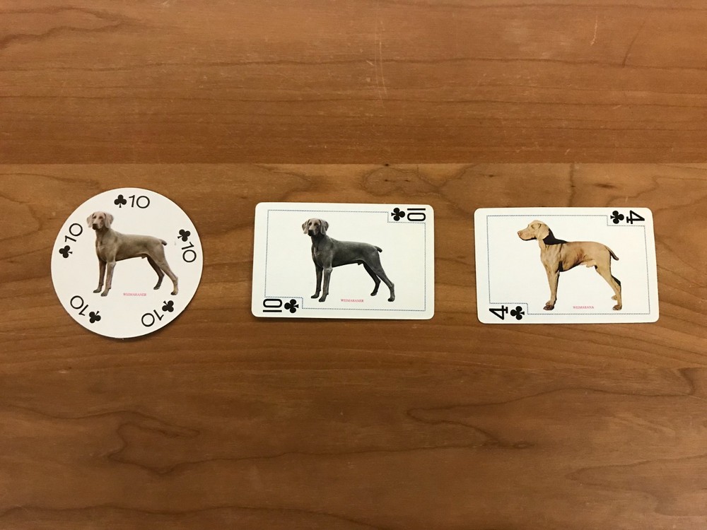 Weimaraner & Weimarana Playing Cards - 3 Total