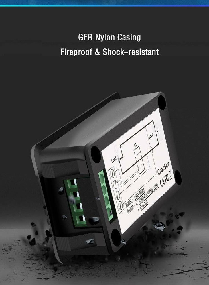 AC Multimeter 260V100A AMP VOLT Watt Power Energy Frequency Factor Split Sensor