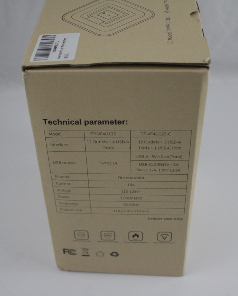 NVEESHOX Vertical Power Socket