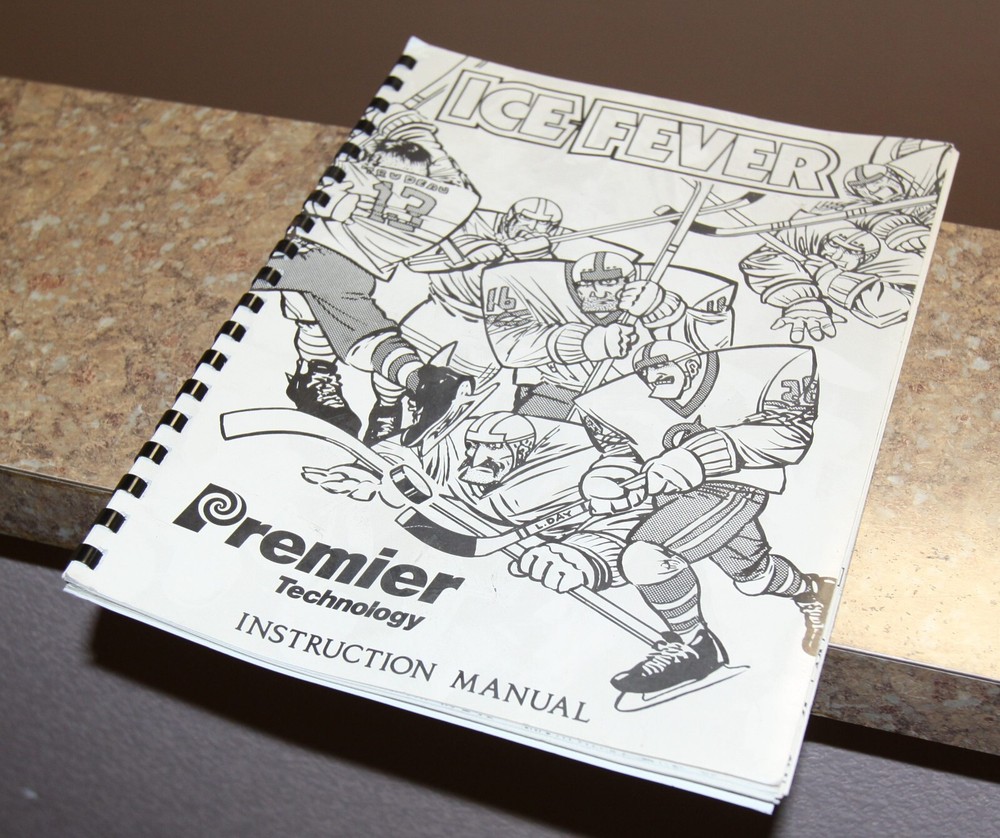 Ice Fever arcade game instruction manual from Premier Technology