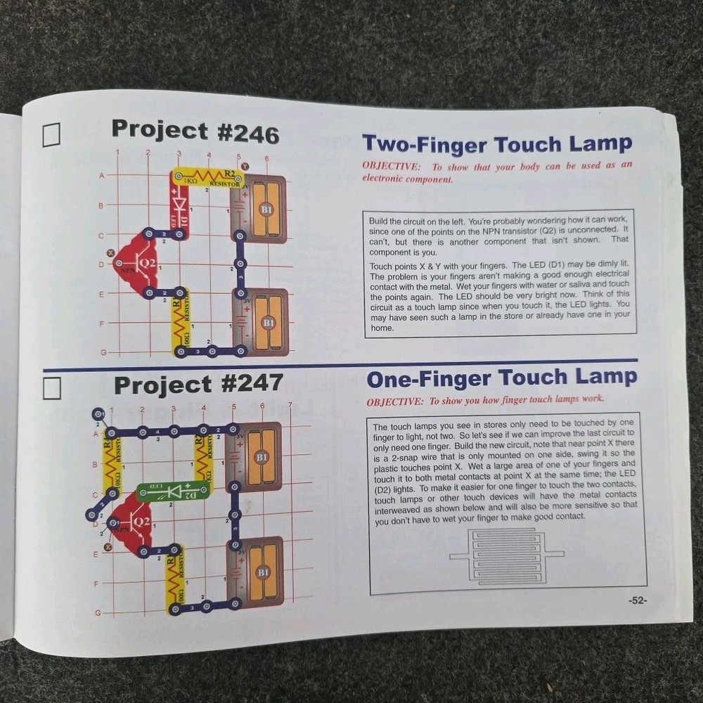 3- ELENCO Snap Circuits Instruction Books Projects (3) And Experiments (1)