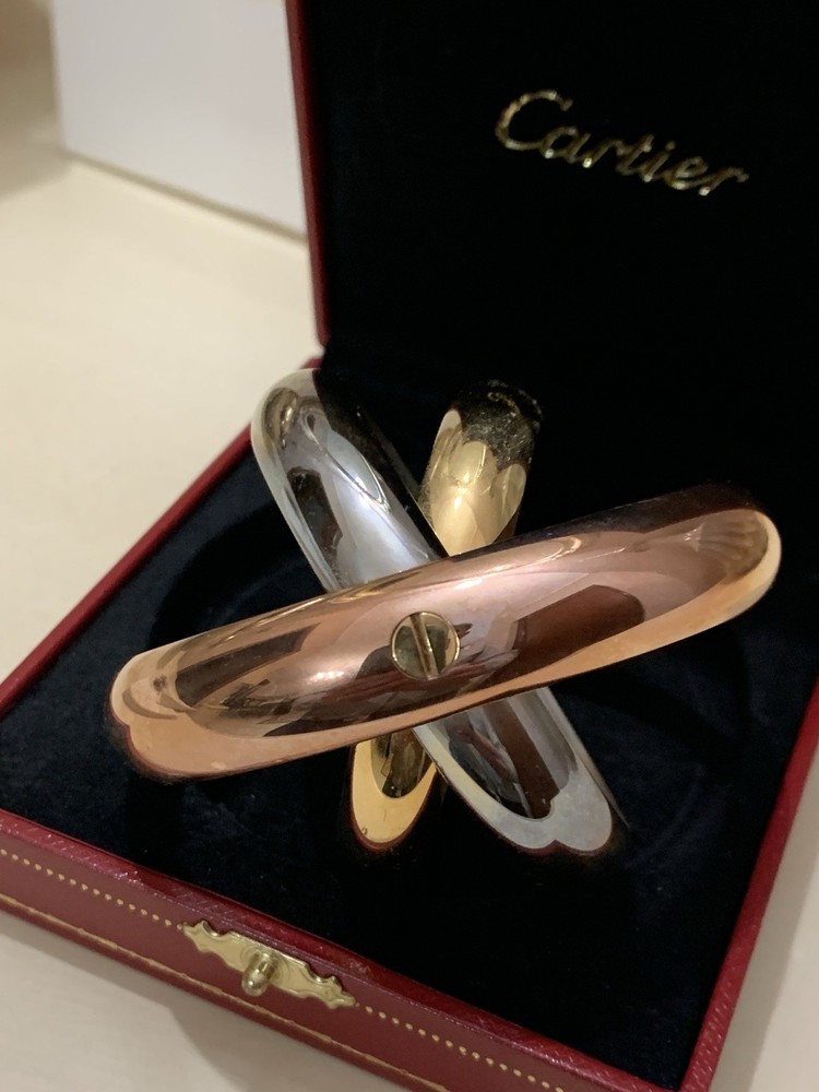 Cartier Trinity Clock Desk Clock - Full Set 2006 - Box & Papers