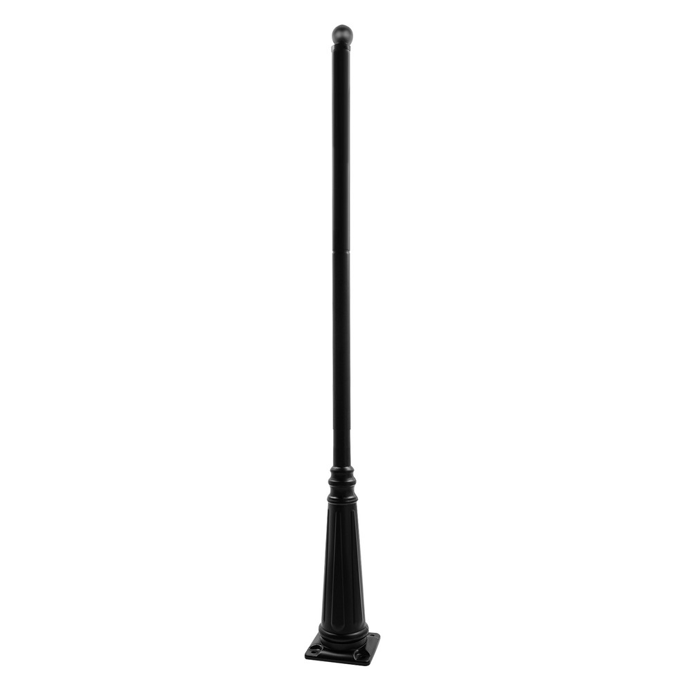3.8 Meters Outdoor Split-type Light Post With Sturdy Ground Cage For Sidewalks