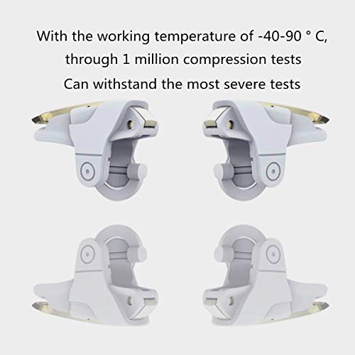 Leprato Mobile Controller, Mobile Game Trigger Battle Royale Sensitive White