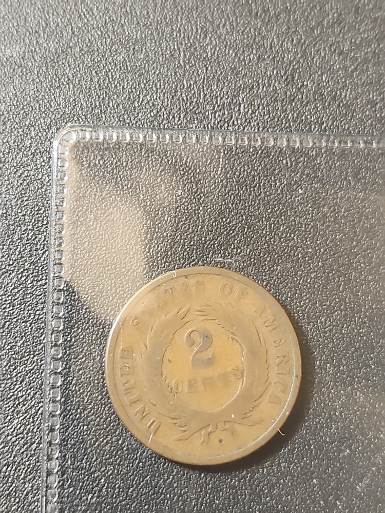 1865 US 2CENT #0372