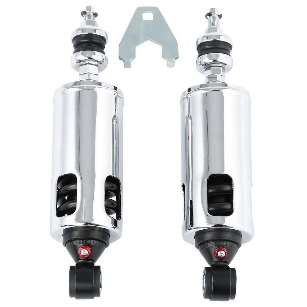 Suspension Shock Absorber Strut Rear Side Chrome Compatible with Harley-Davidson