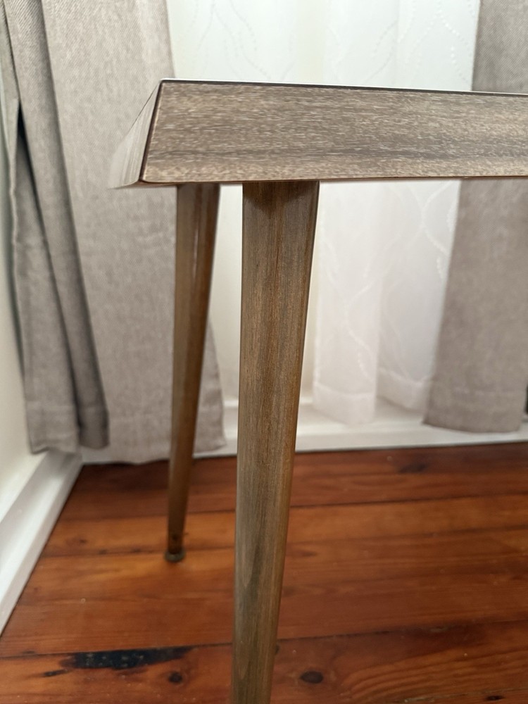 Mid Century Table/ Vintage Telephone Table/rustic table/End Table/ Two Tier Step