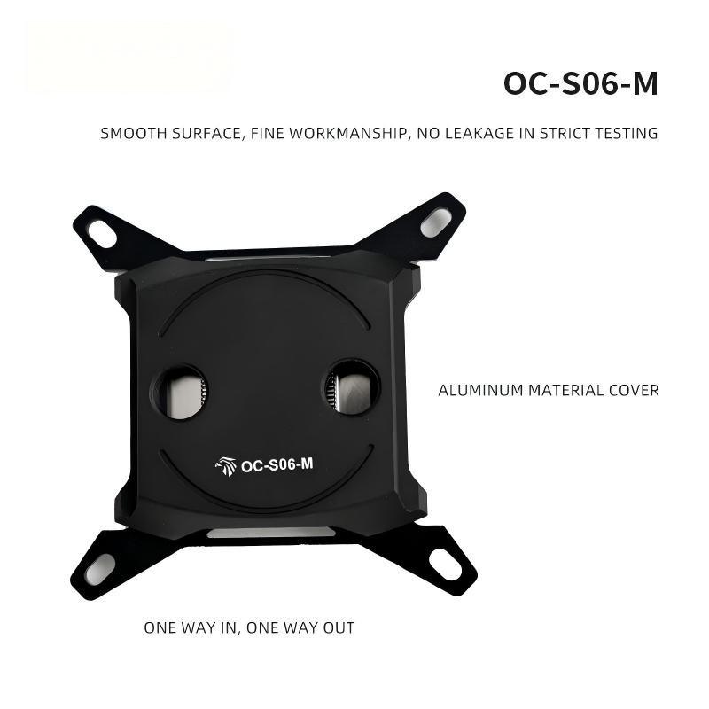 OCOCOO CPU water block , Metal Construction for Intel Systems, DIY Liquid
