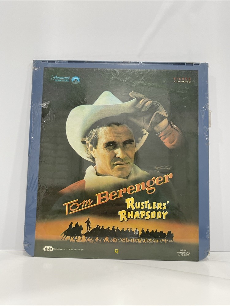 Rustlers Rhapsody CED SelectaVision Videodisc 1985 Comedy Tom Sealed