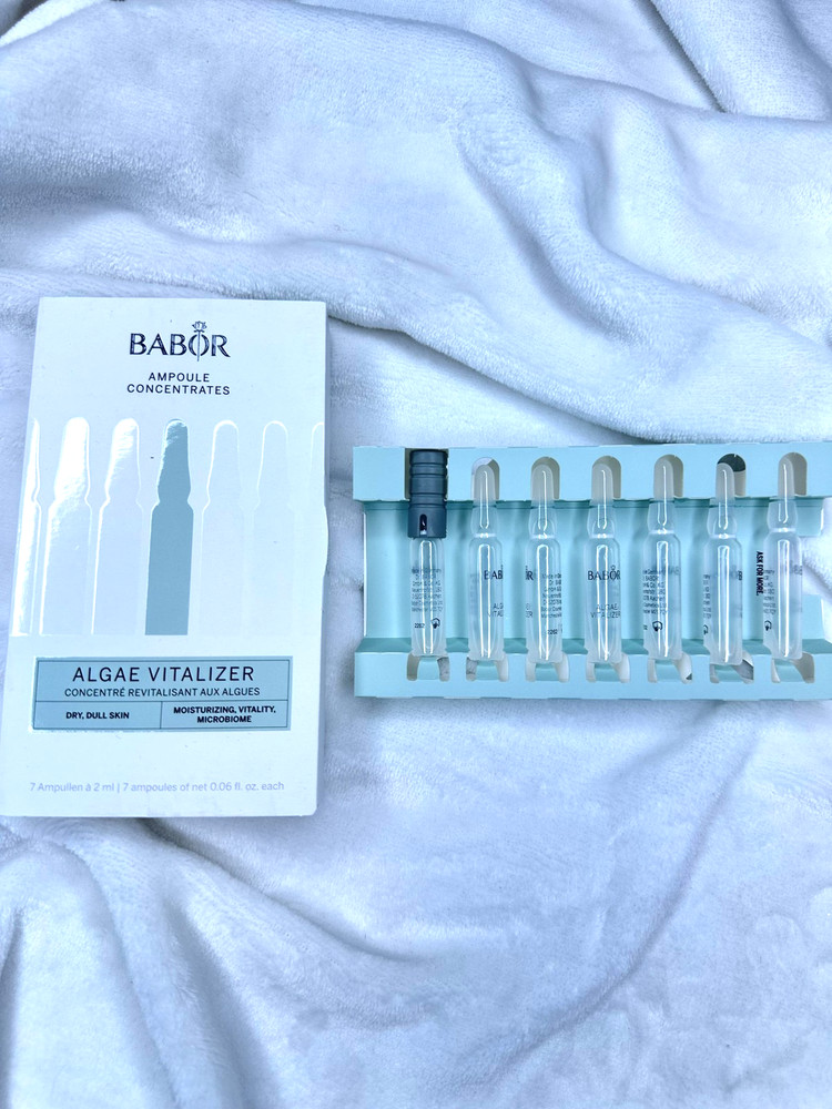 Babor Algae Vitalizer Ampoule Concentrates Moisturizing Dry Skin Germany 7x2ml