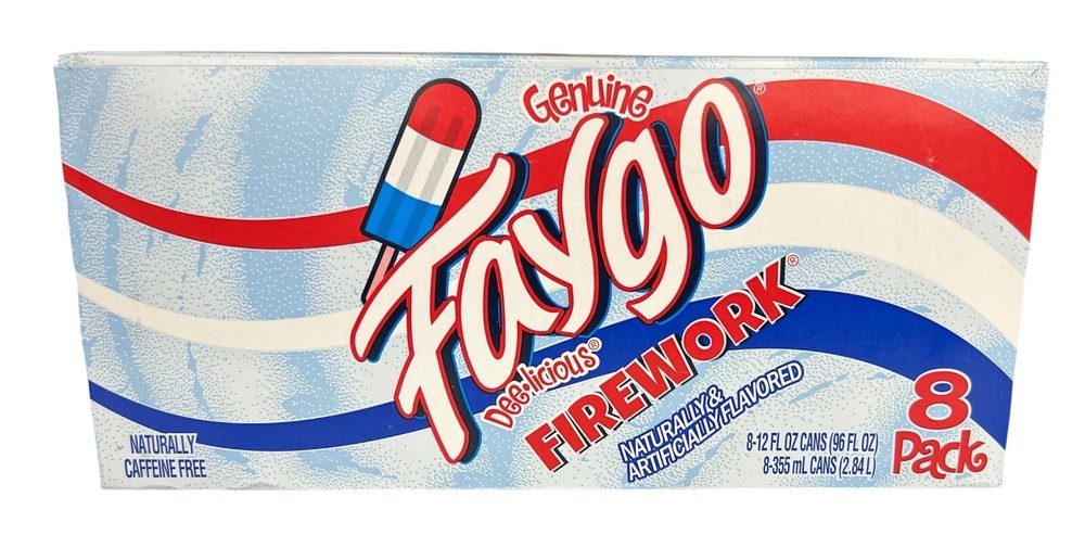Faygo Firework Soda Pop 8 pack