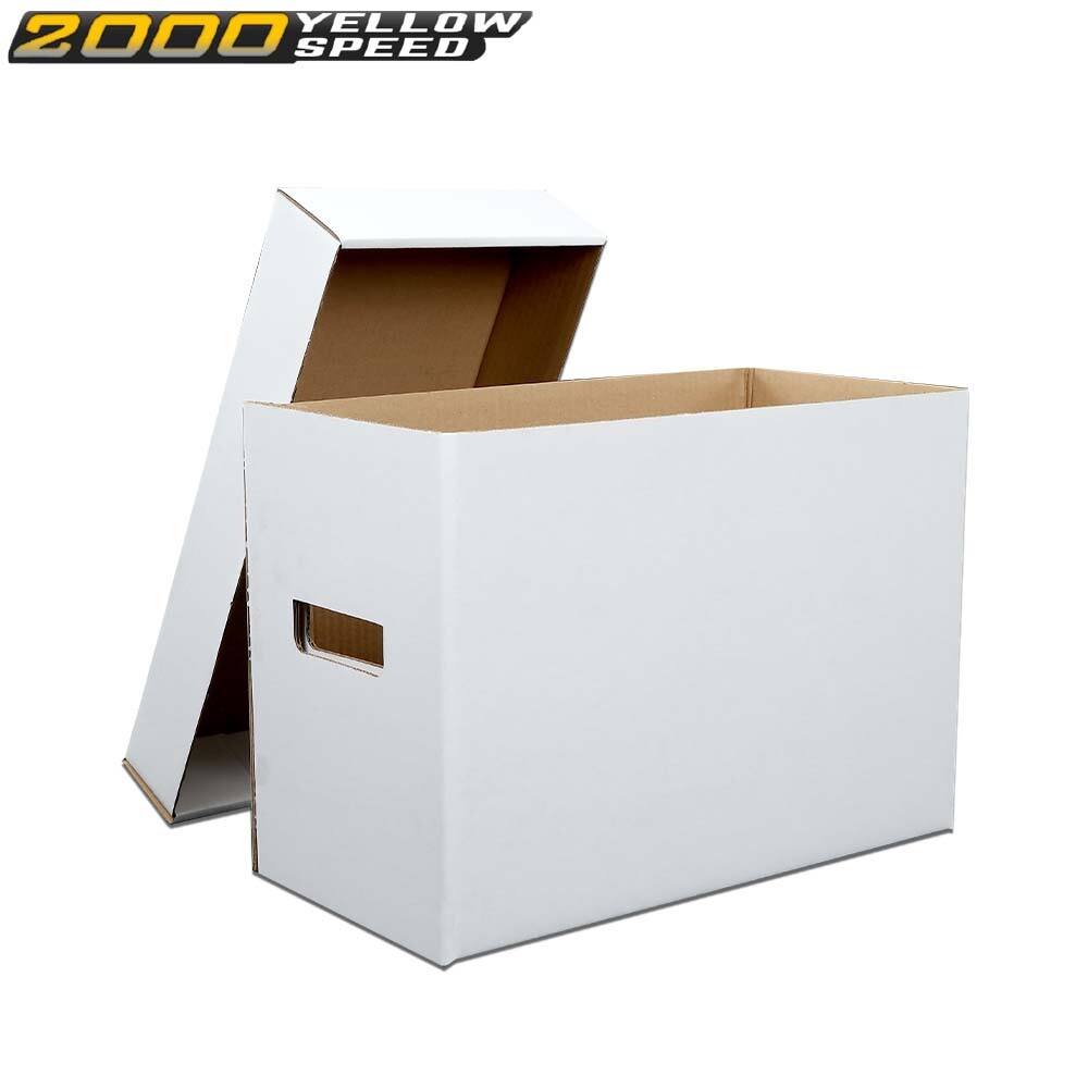 Comic Books Storage Boxes Short Holds 150-175 Stackable Durable Archive 10Pcs