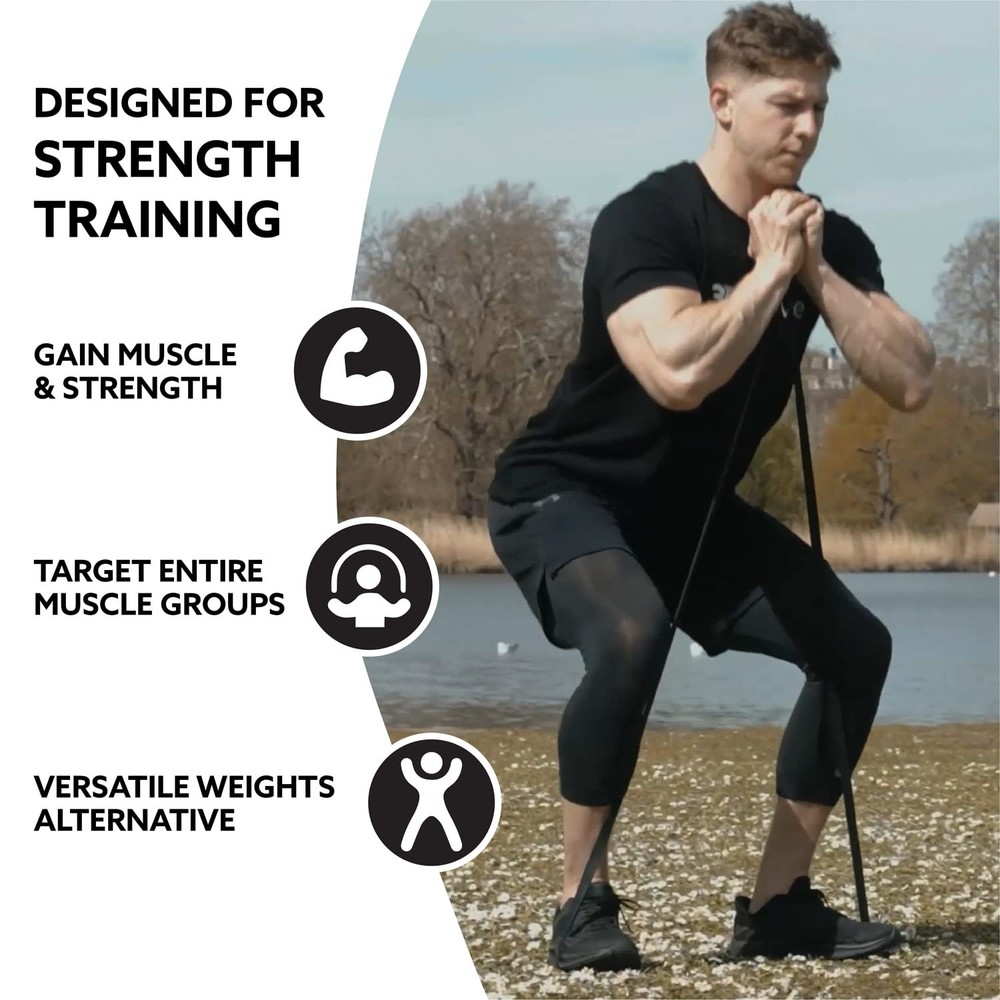 Pull Up Assist Band - Resistance Band for Strength Training, Powerlifting, Bo...