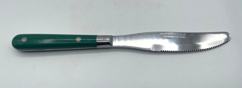 5-Pieces Washington Forge Mardi Gras Stainless Flatware Hunter Green