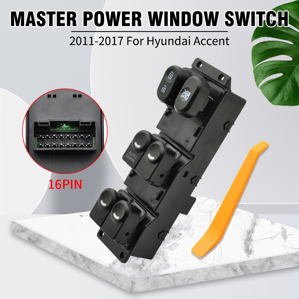 For Hyundai Accent 2011-2017 Driver Door Master Power Window Switch Replacement