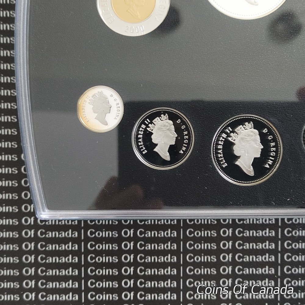 2000 Canada 8 Coin Proof Set - With Special Edition Silver Dollar #coinsofcanada