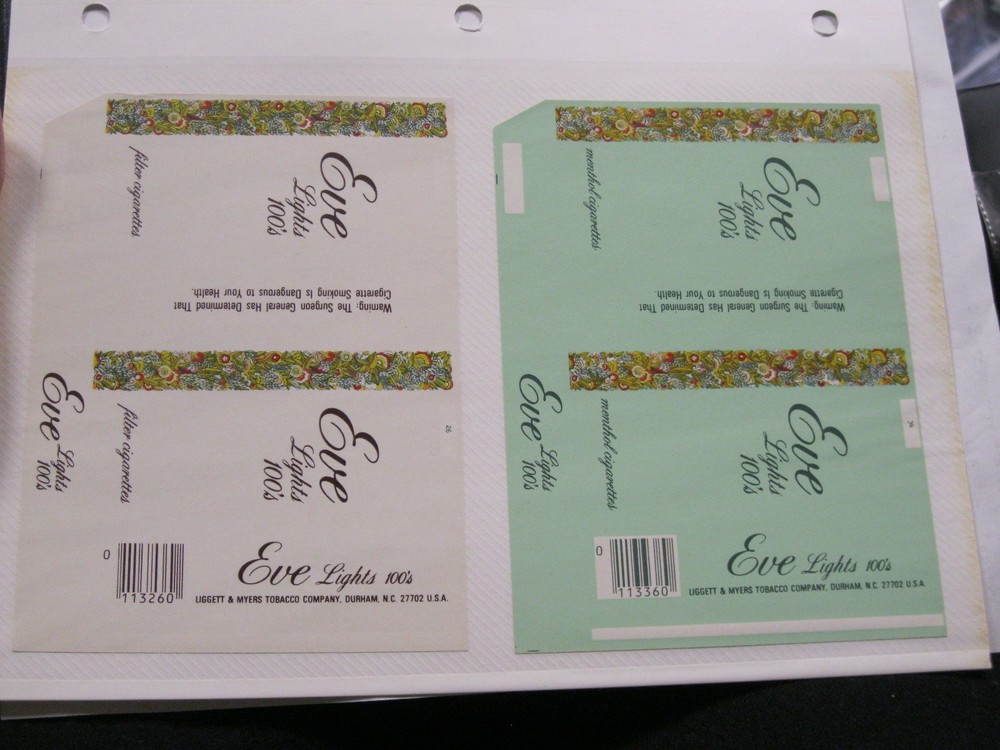 EVE CIGARETTES Packaging 2