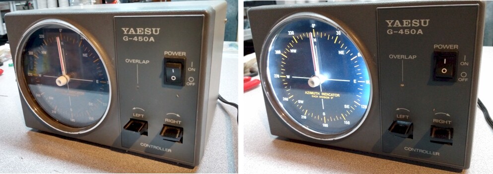 Yaesu Illuminator. G-450 G-450A G-650 Rotator/Rotor Controller LED Light Board.