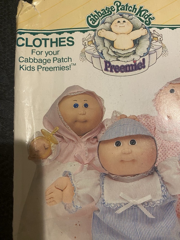 Butterick Cabbage Patch Kids Preemies Pattern #346