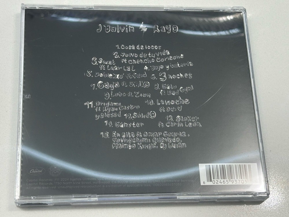 RAYO J BALVIN Signed Exclusive CD Autographed