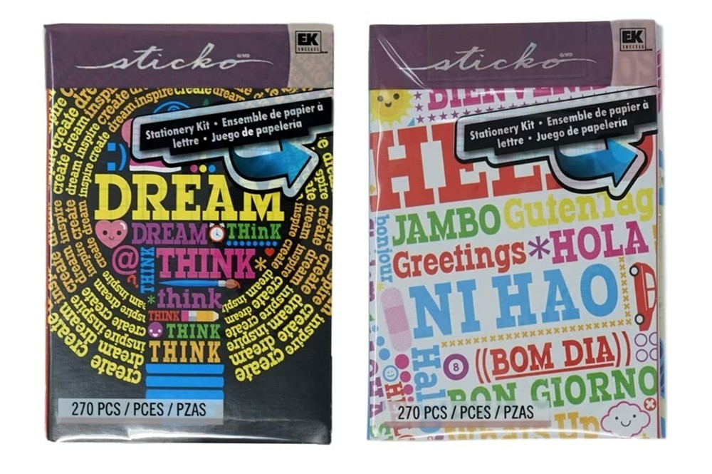 Stationery Sets Dream and Hello Stationery Kit, 2 Pack