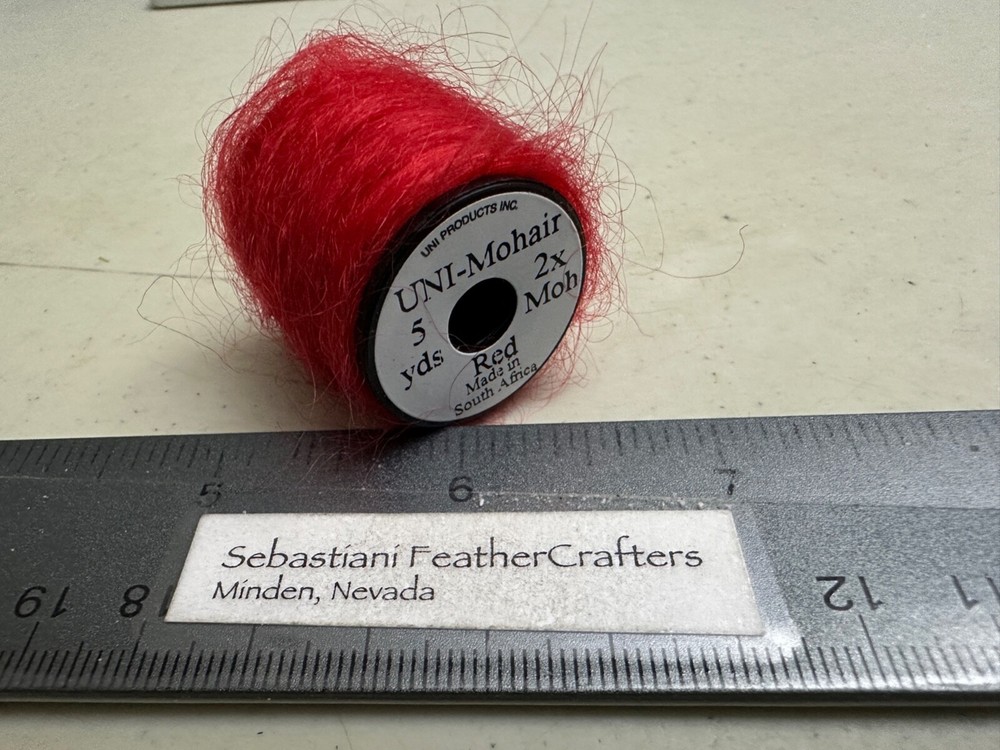 Uni Mohair 5 Yard Spool Red