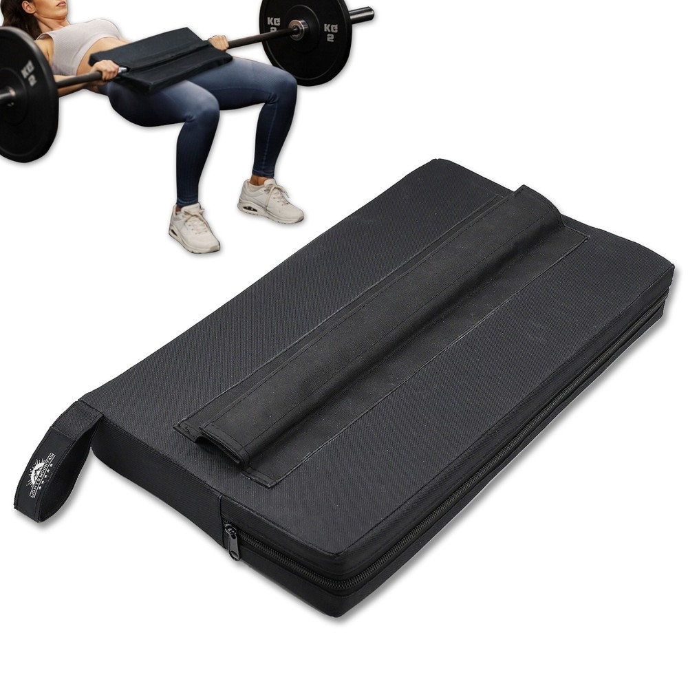 Square Hip Thrust Pad Protective Extra Thick foam pad for Barbell Weightlifting