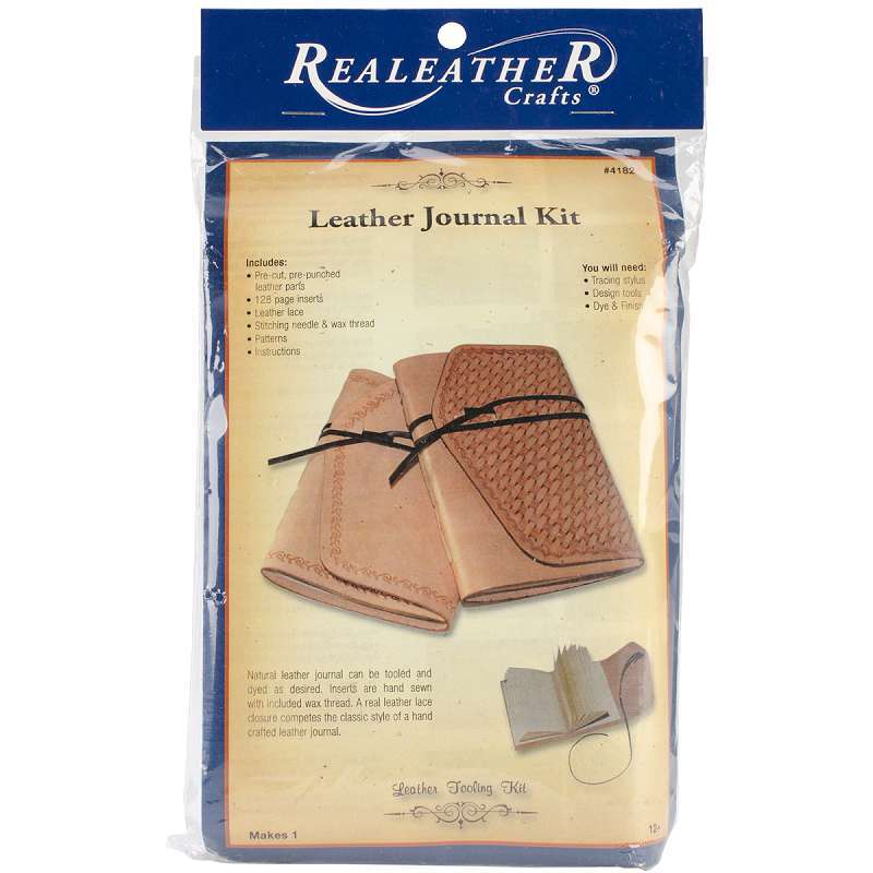 Leathercraft Kit Dark Brown Journal