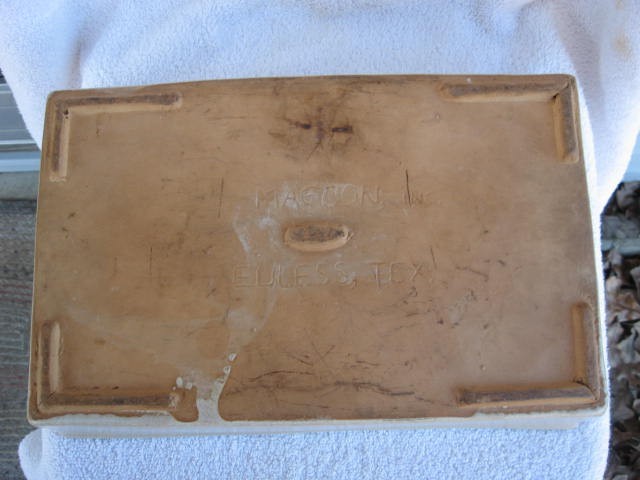 Magoon, Inc. Stoneware Cookware Rectangular Pan-Euless, Tex. #501-12in. by 8in.
