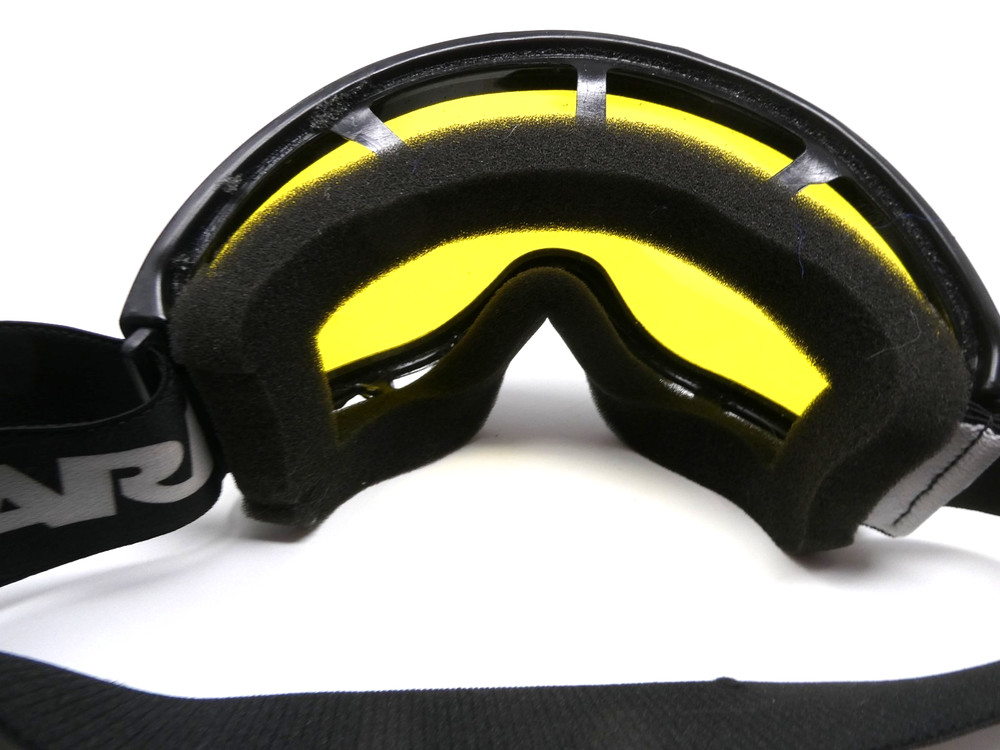 Carrera Ski Snowboard Goggles Black Frame Gold Replaceable Lens