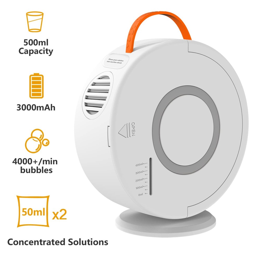 Bubble Machine Automatic Bubble Blower for Kids Toddlers Bubble Maker Electri...