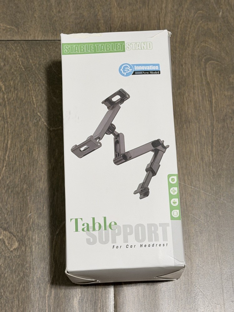 Car Headrest Tablet Holder Mount Adjustable 360 Rotation