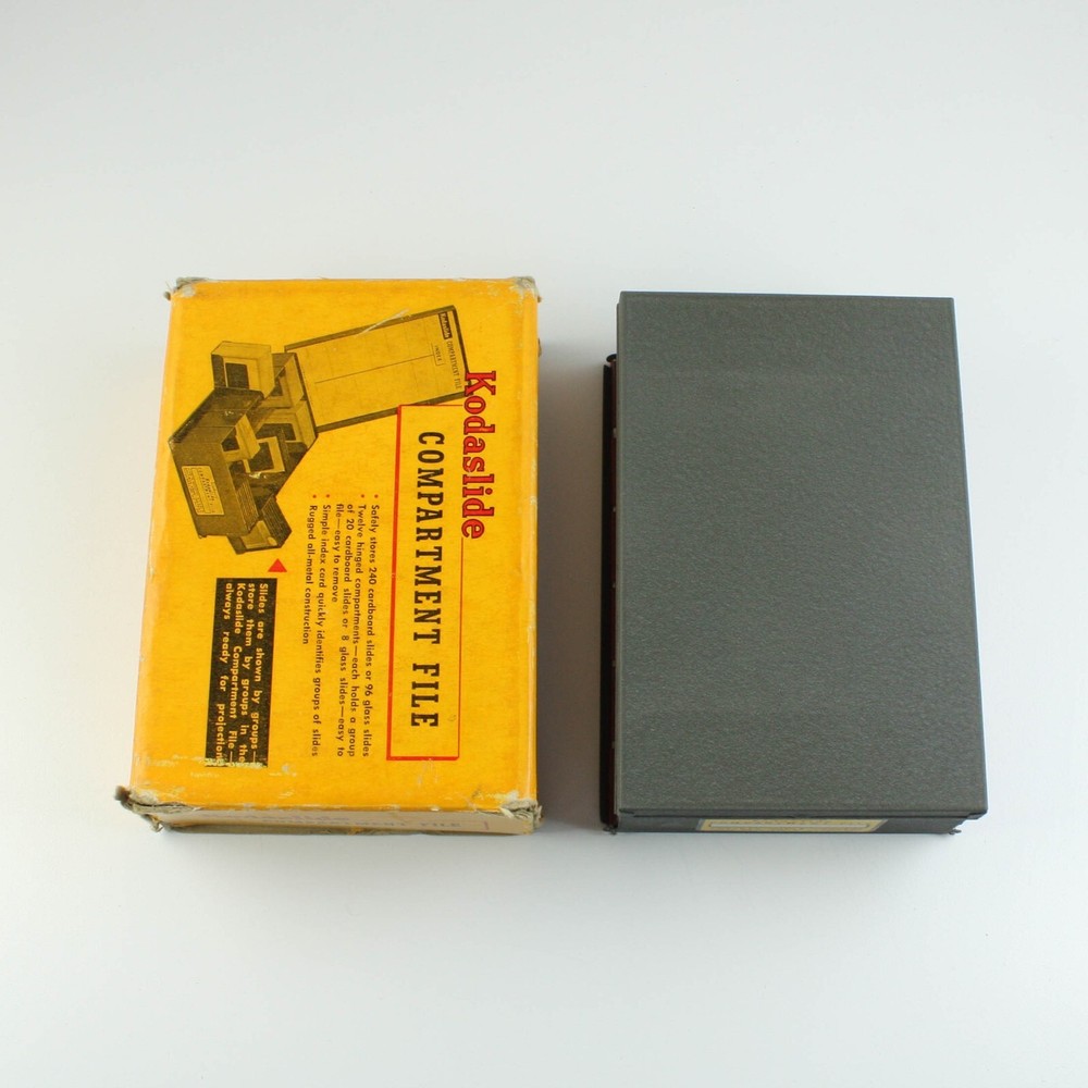 Kodak Kodaslide Compartment File - Slide Storage Box