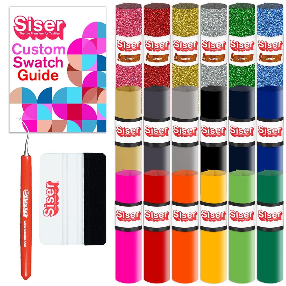 Siser Romeo 24" Deluxe Easyweed Heat Transfer (HTV) Bundle