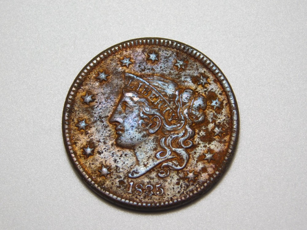 US COINS 1835 CORONET HEAD LARGE CENT