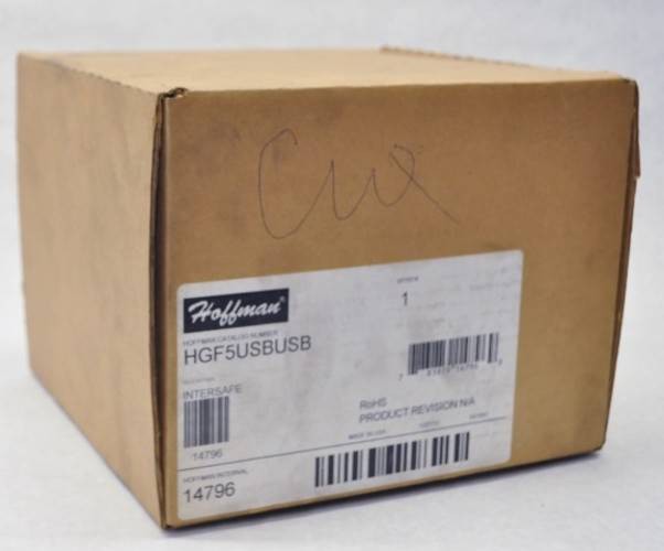 New Hoffman HGF5USBUSB Data Interface Dual USB NIB